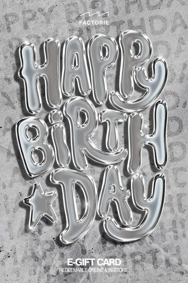 eGift Card, Factorie Happy Birthday